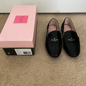 Kate Spade black Cara Flora loafers - size 6.5